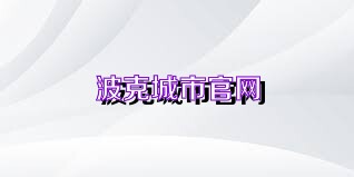 波克城市官网