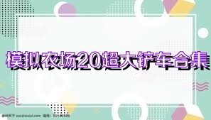 模拟农场20超大铲车合集